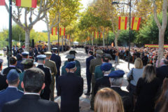 Éxito de asistencia y participación en la Jura de Bandera civil celebrada en La Roda