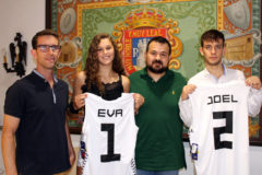 Reconocimiento a la proyección deportiva de Eva Casas y Joel Calero
