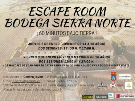 Escape Room en la bodega Sierra Norte