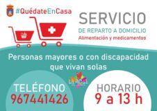 El Ayuntamiento activa un servicio domiciliario de reparto de alimentación y medicamentos