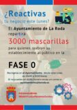 El Ayuntamiento distribuirá 3.000 mascarillas para quienes reactiven su negocio este lunes