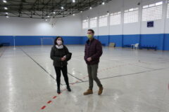 Continúan los trabajos de mejora y arreglos en las instalaciones deportivas de la localidad