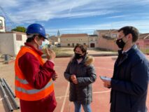 Comienzan las obras del vallado de las pistas deportivas del Parque de la Goleta