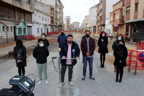 Las obras de la Calle Castelar no se paralizan