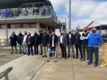 Juan Ramón Amores asiste a la Liga Globalcaja Benjamín de Fútbol 8