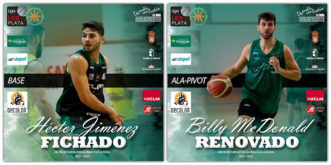 Héctor Jiménez y McDonald, primeras incorporaciones del Decolor Fundación Globalcaja La Roda