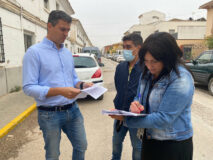Firmada el acta de replanteo de la Calle Voluntariado