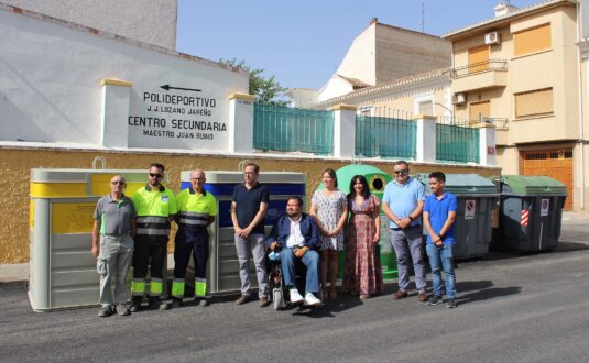 La Diputación aumenta el número de contenedores de reciclaje con 8 nuevas áreas de aportación