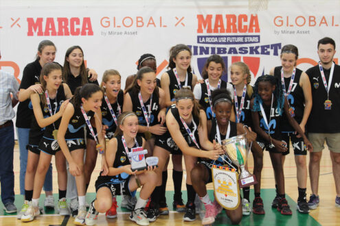 Movistar Estudiantes se proclama campeón del Global X Marca La Roda U12W